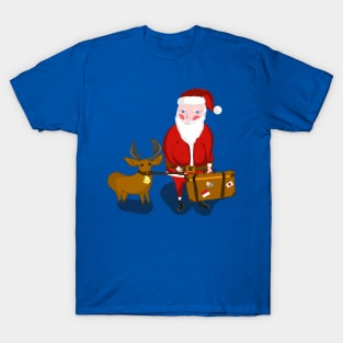 Santa is ready to travel T-Shirt